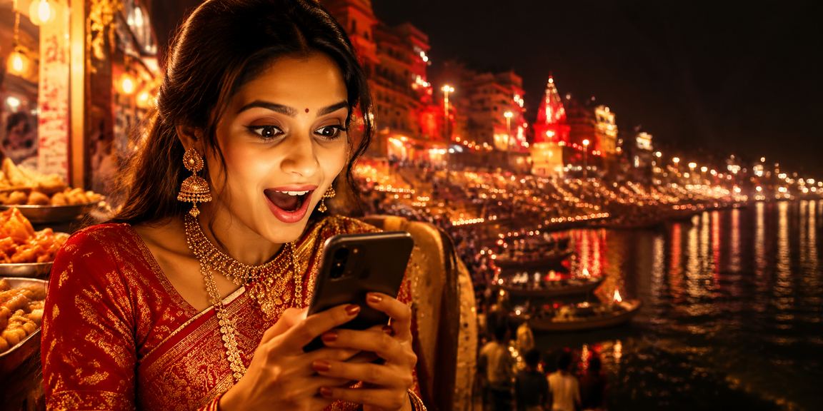 Calm Asian man managing online gaming account on mobile phone